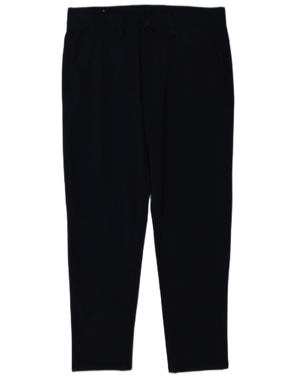 Zara Mens Slim Chino Pantalones EU 40 Medium W31 L29 Azul Marino Poliéster