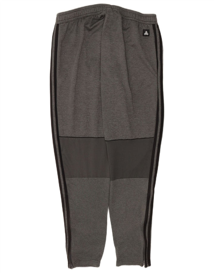 Pantalón De Chándal Adidas Hombre Grande Gris Poliéster