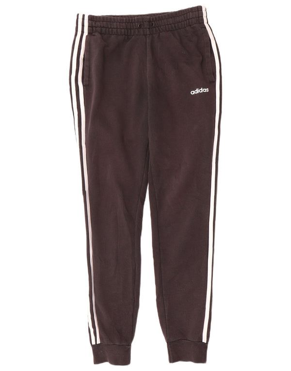 Adidas Pantalones de chándal para mujer Joggers UK 8/10 Small Black Cotton