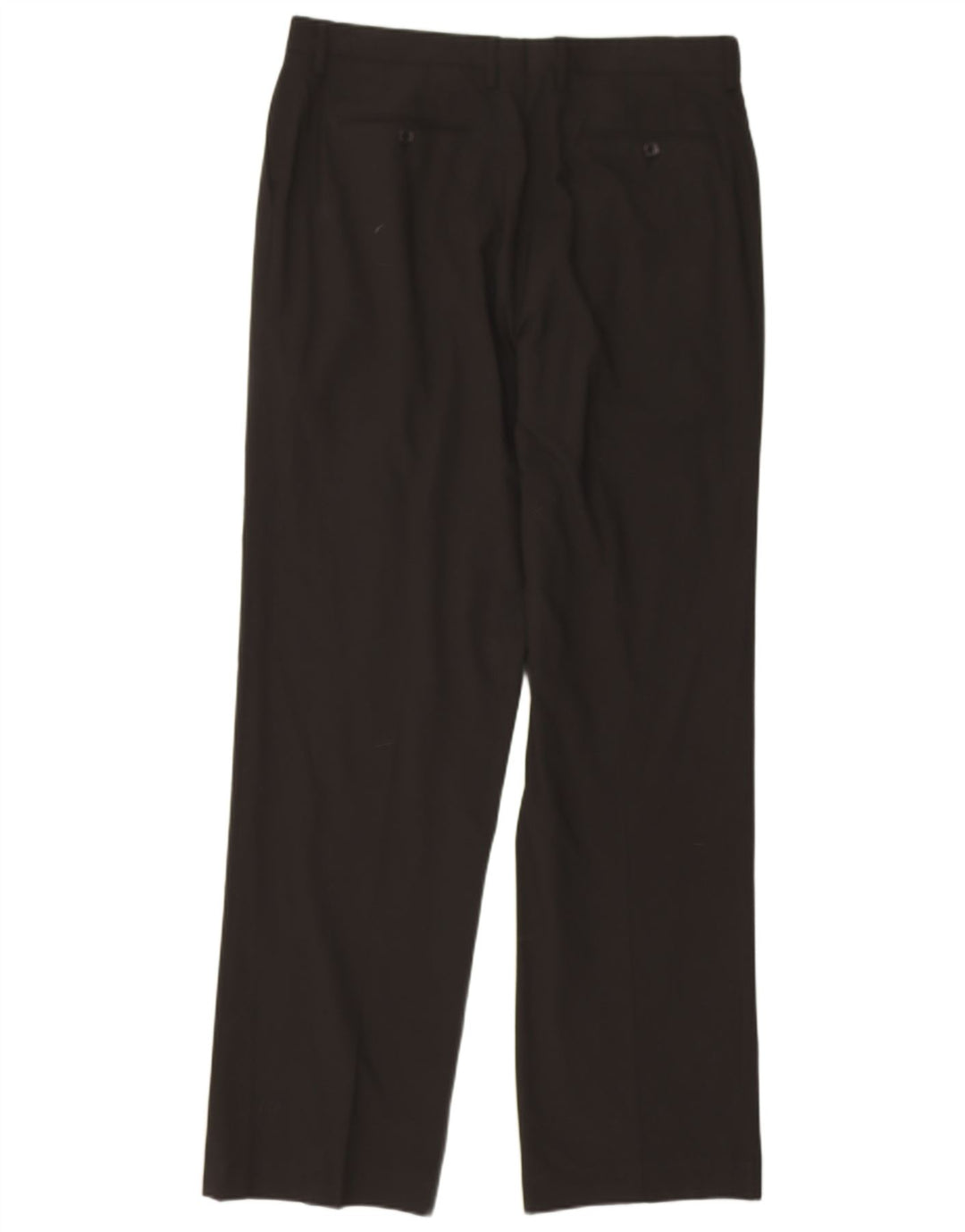 NAUTICA Pantalones de traje de ajuste clásico Rigger Pegged para hombre W36 L34 Negro