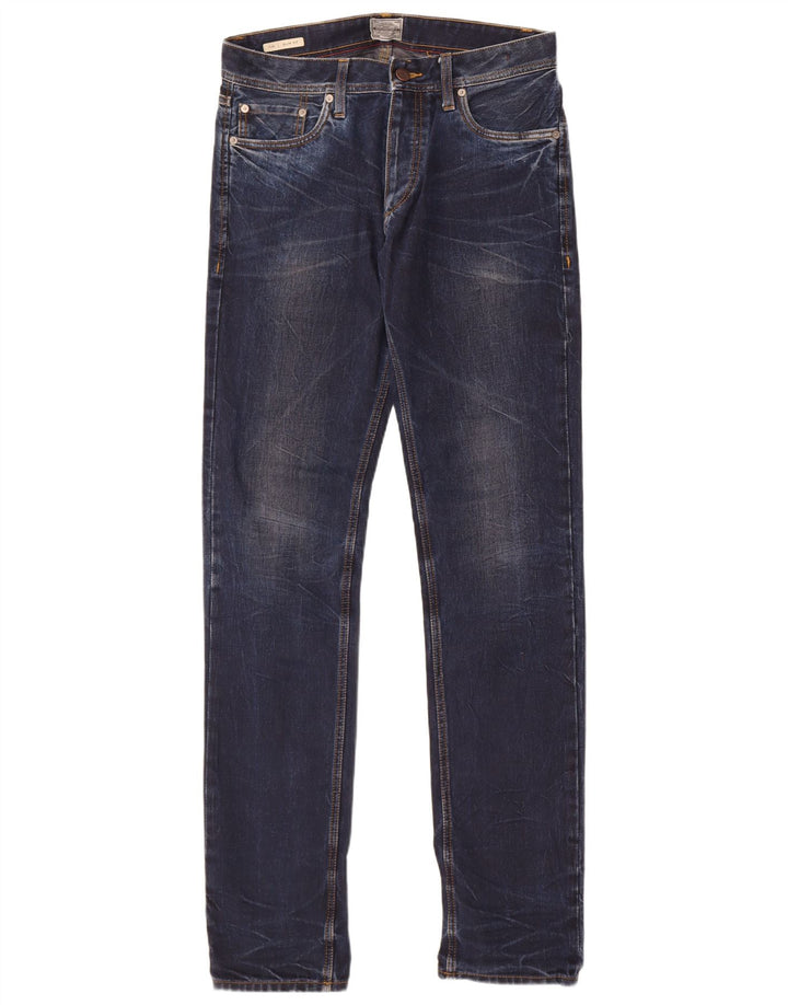 Jack & Jones Hombre Tim Slim Jeans W32 L36 Algodón Azul