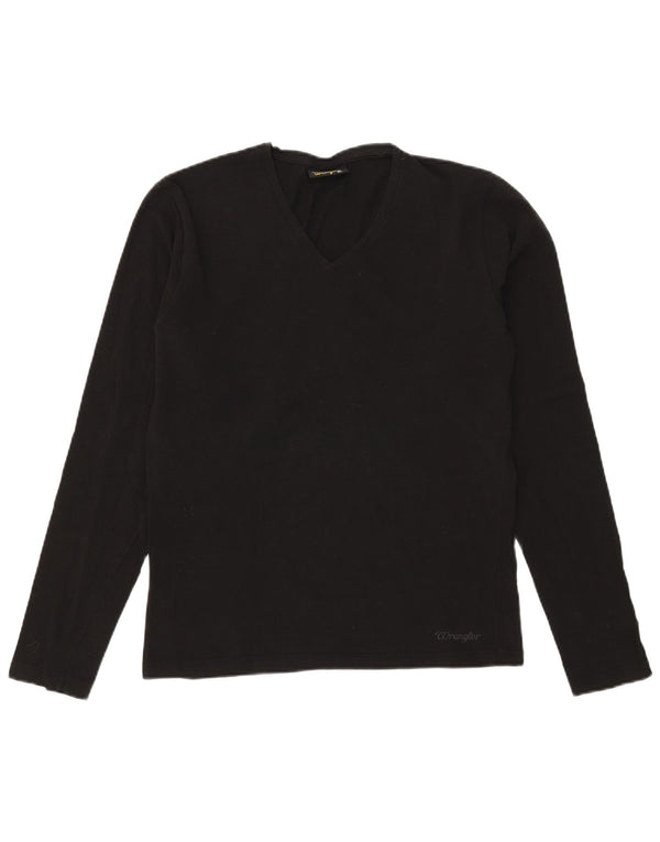Wrangler Mujer Top Manga Larga ES 40 XL Negro