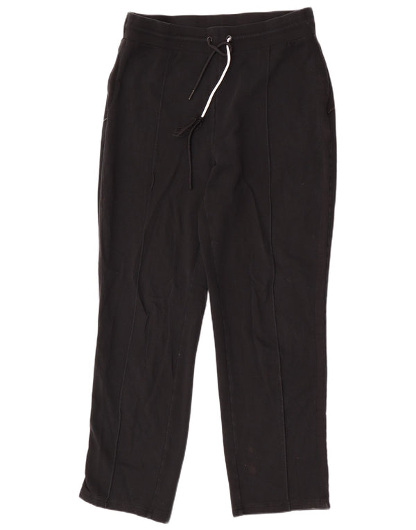 Marks & Spencer Pantalones de Chándal para Mujer UK 44 Grande Algodón Negro