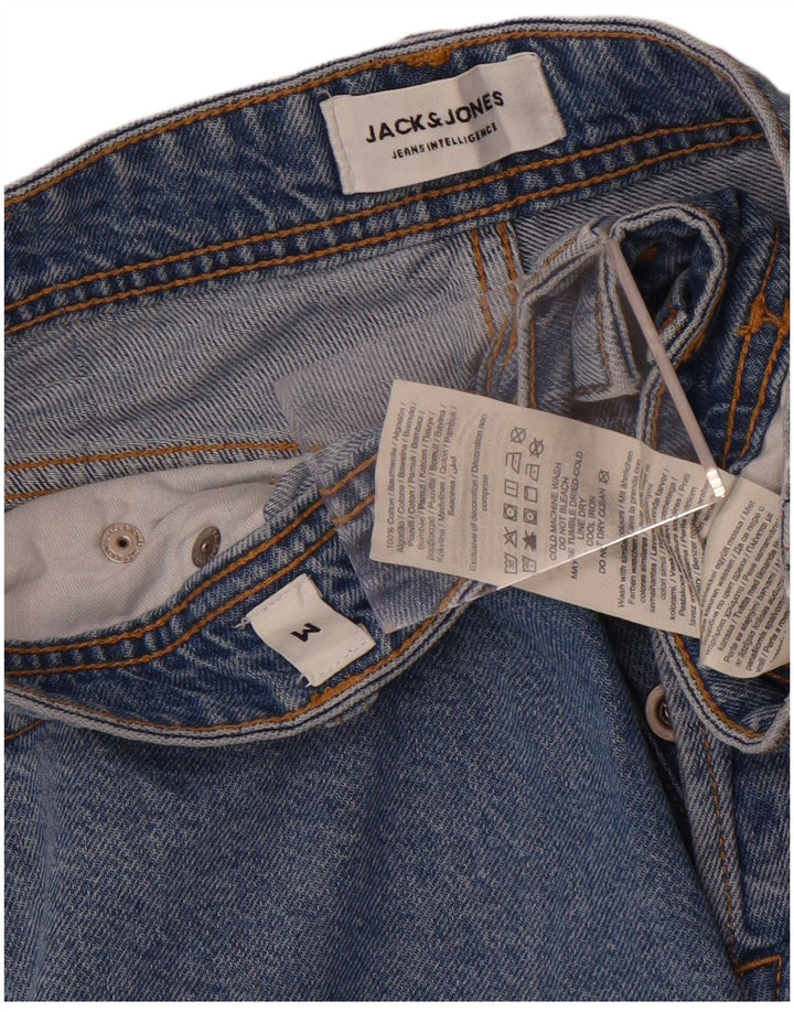 Jack & Jones Mens Shorts De Mezclilla Medio W32 Algodón Azul