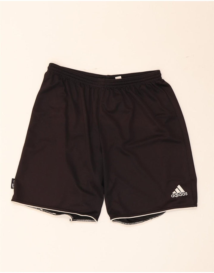 Adidas Mens Climalite Sport Shorts Grande Negro Poliéster