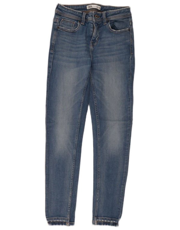 Zara Vaqueros Pitillo Mujer EU 36 XS W26 L28 Azul