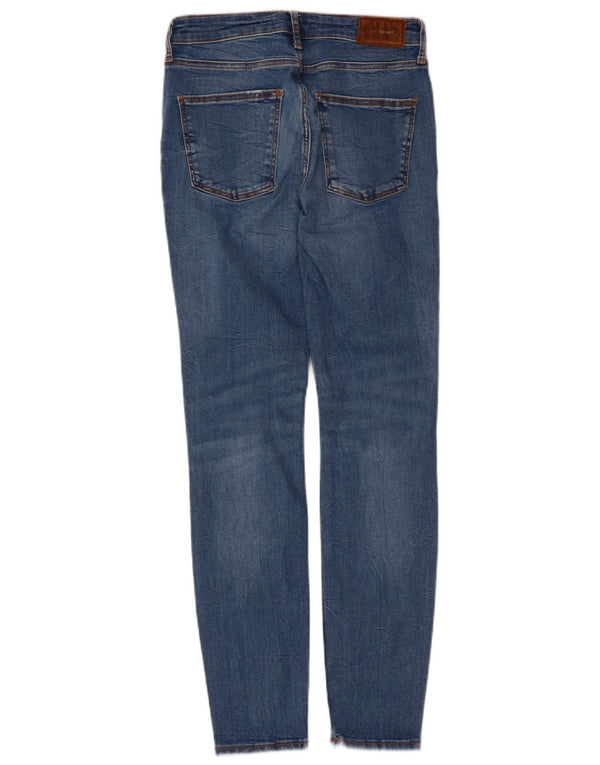 Zara Vaqueros pitillo para mujer EU 38 Small W28 L28 Algodón azul