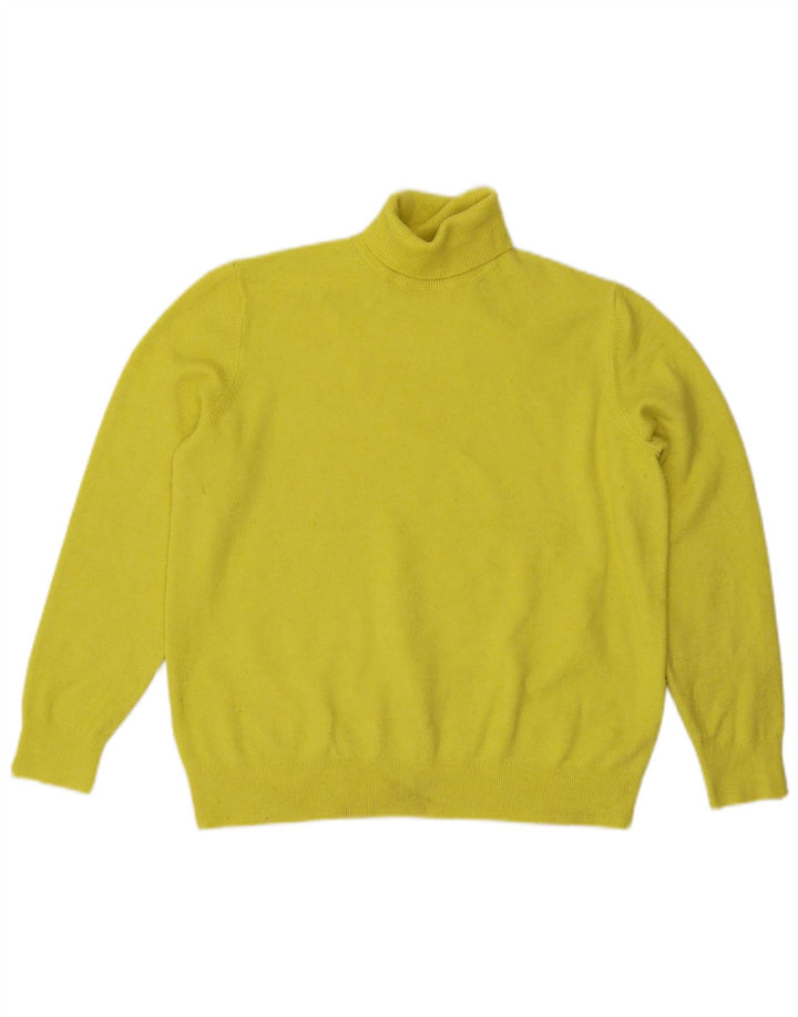 Marks & Spencer - Jersey con cuello vuelto para mujer, talla 40, color amarillo mediano