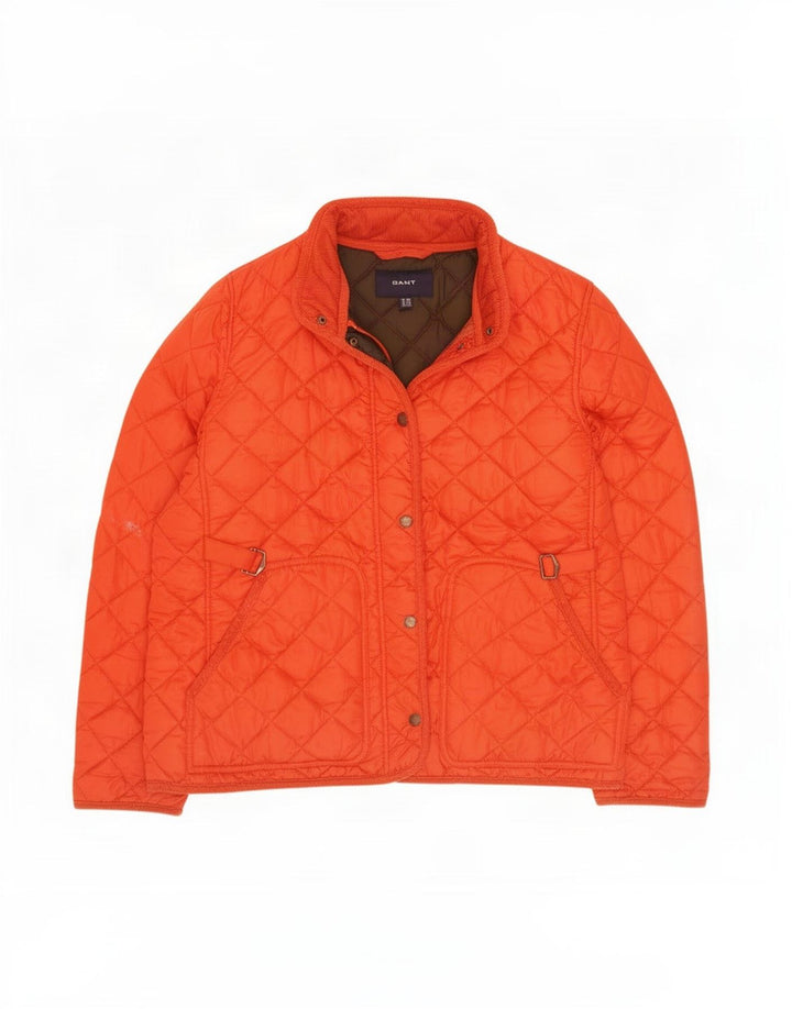 Gant Chaqueta acolchada para mujer UK 20 2XL Naranja Poliéster