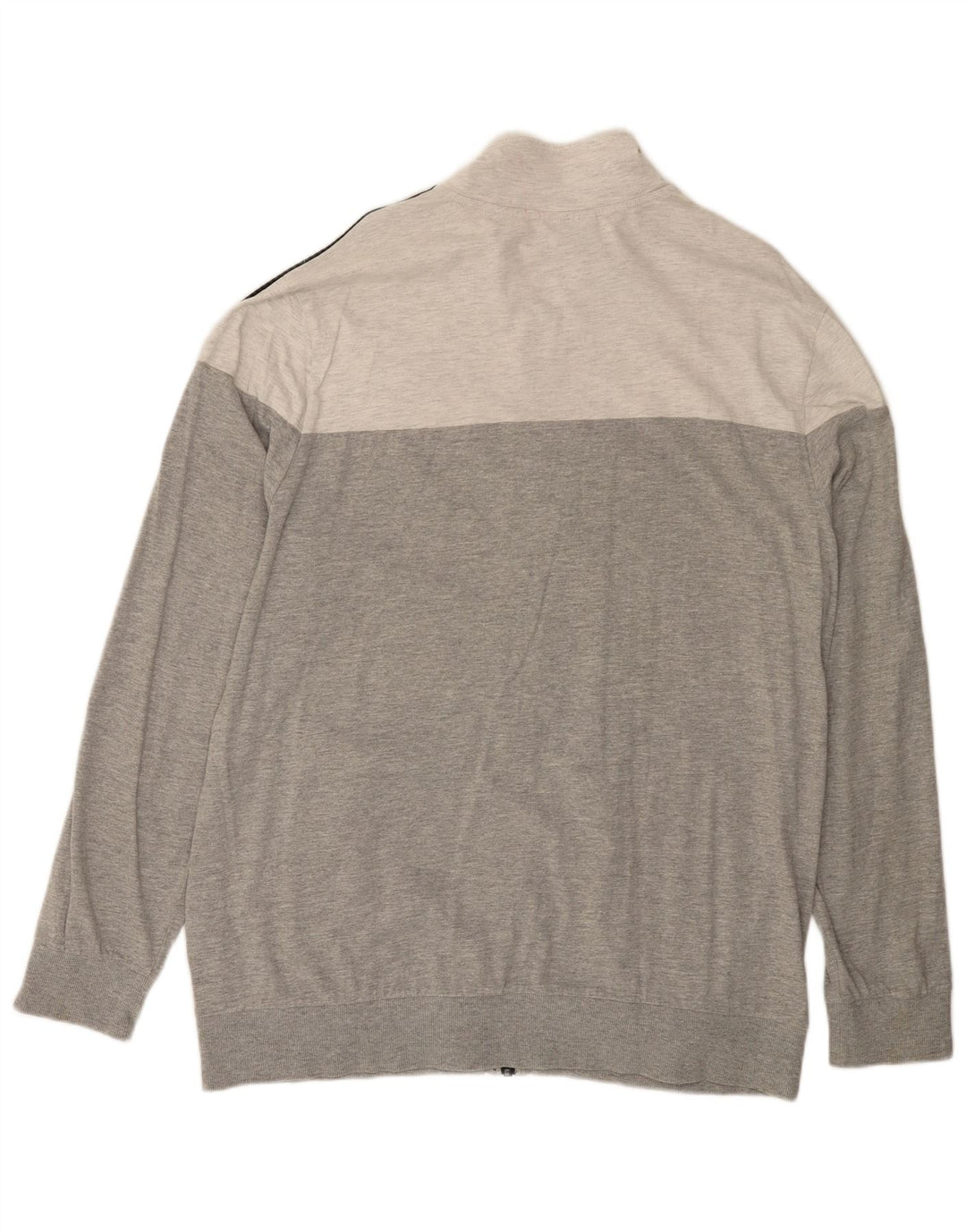 Lotto Hombre Chándal Top Chaqueta 2XL Gris Colorblock Algodón