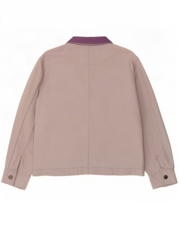Zara Mujer Chaqueta Utilitaria UK 44 Mediana Púrpura