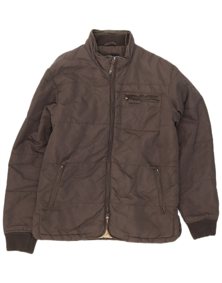 Armani Jeans Chaqueta acolchada para hombre EU 48 Poliamida gris medio