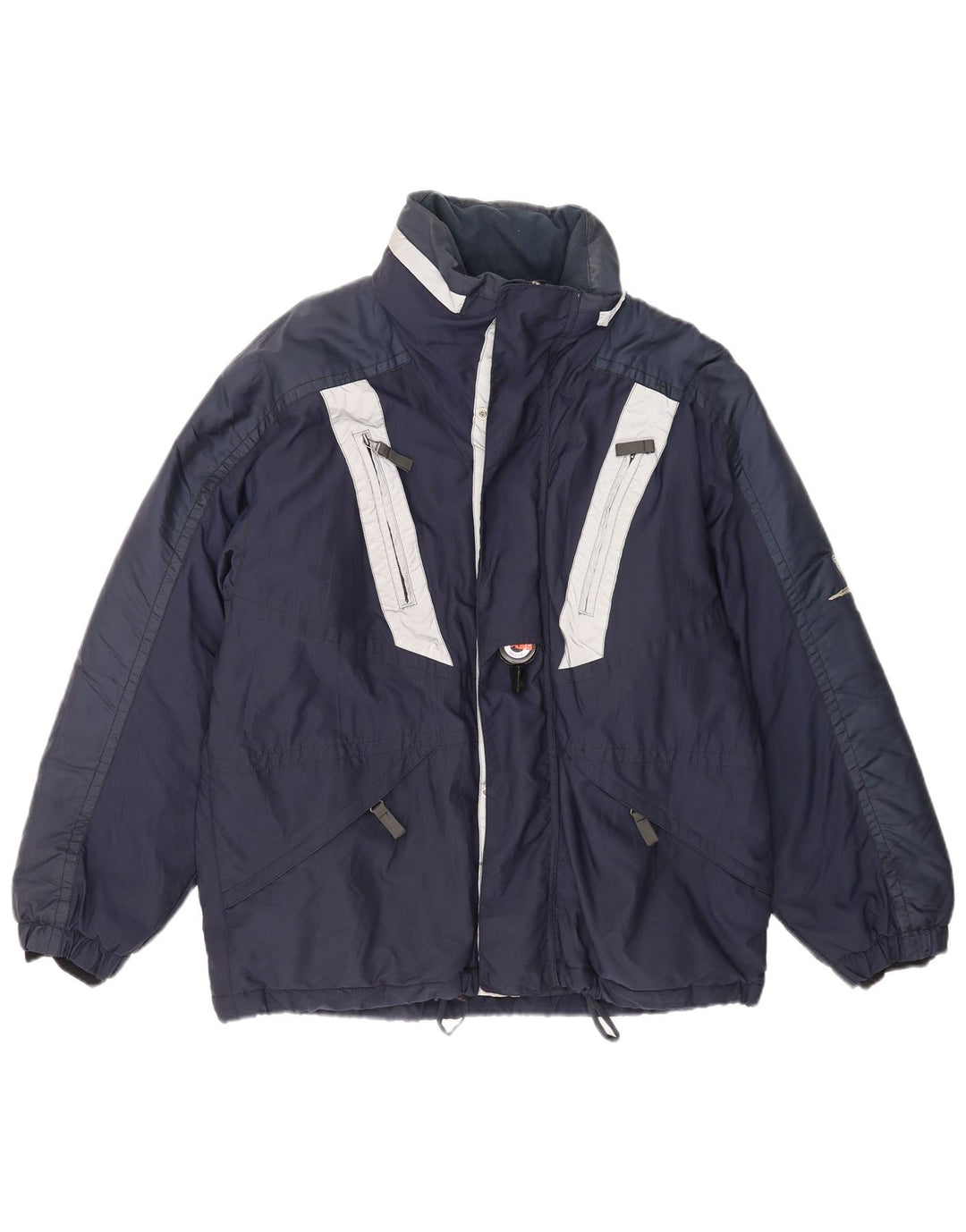 Belfe & Chaqueta de esquí para hombre IT 48 Medium Azul marino Colorblock Poliamida