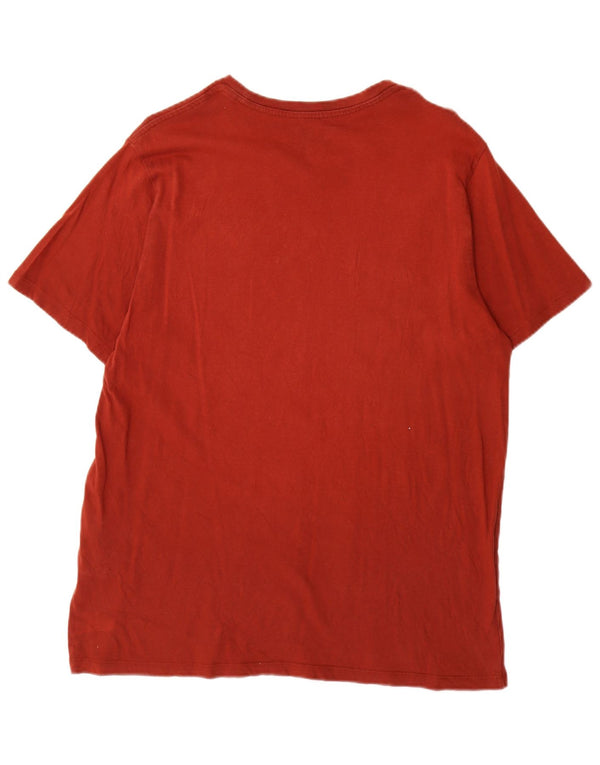 Levi's Camiseta gráfica para hombre Top grande de algodón rojo