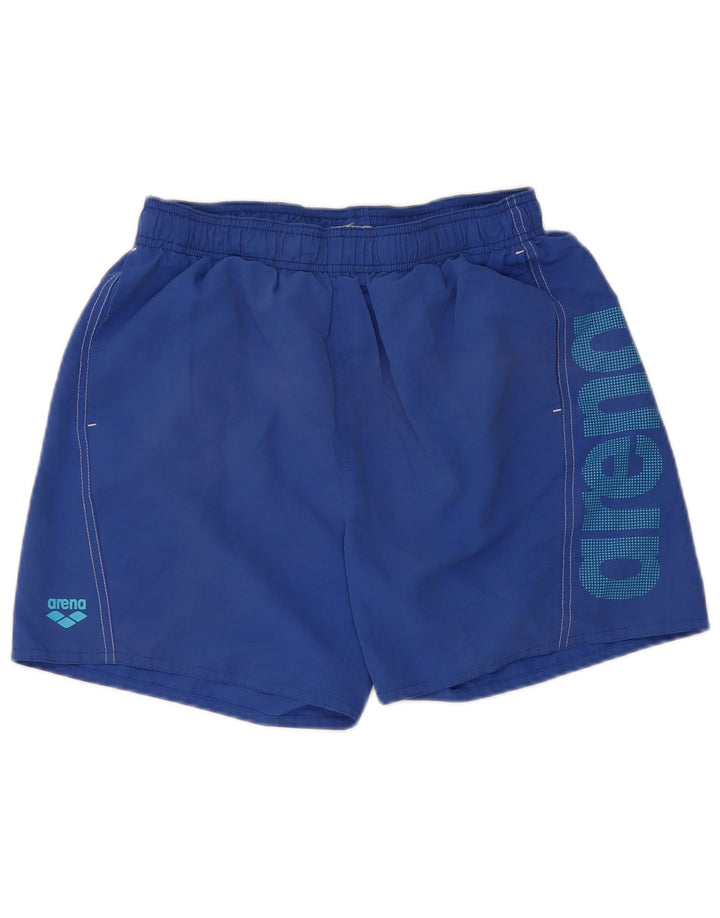 Pantalones cortos deportivos con gráficos Arena para hombre Poliéster azul medio