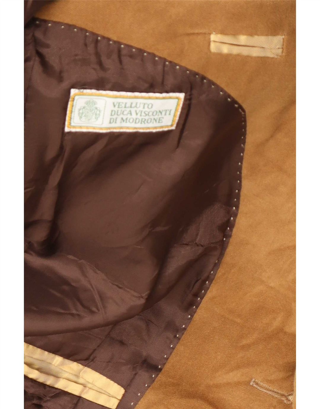 Duca Visconti Di Modrone Chaqueta tipo blazer de 3 botones para hombre IT 50 Large Beige
