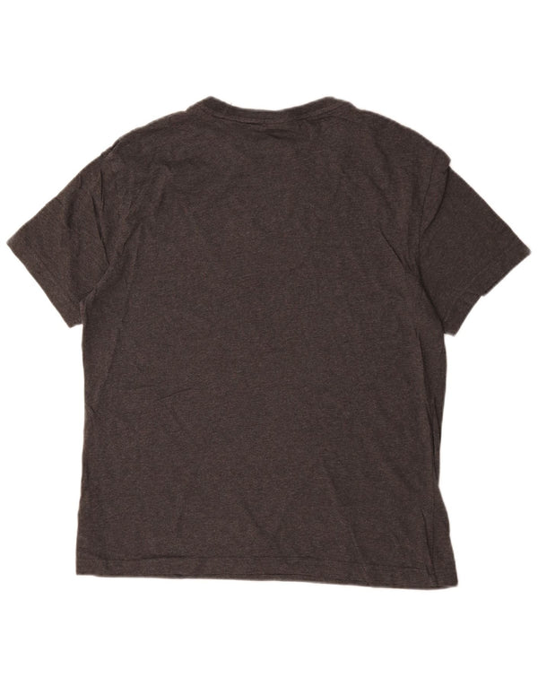 Calvin Klein Mens Graphic T-Shirt Top Large Grey Cotton