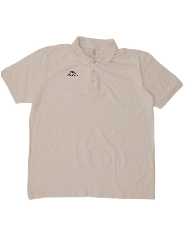 KAPPA Polo Hombre 3XL Algodón Blanco