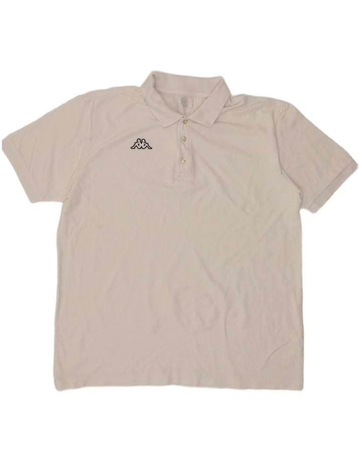 KAPPA Polo Hombre 3XL Algodón Blanco