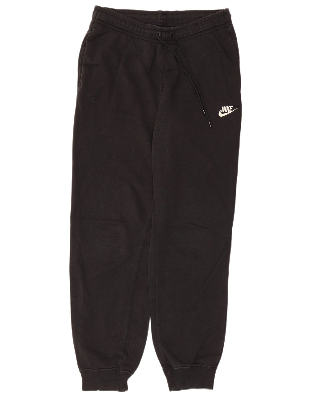NIKE Mens Tracksuit Trousers Joggers Small  Black Cotton