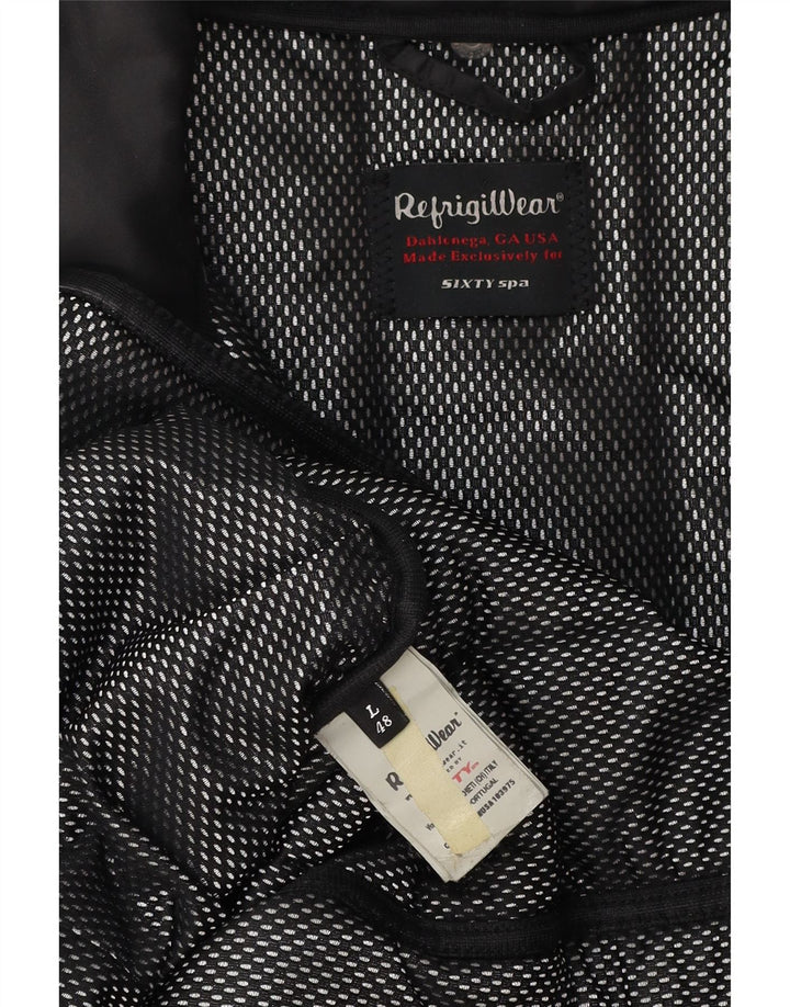 Refrigiwear Abrigo acolchado para mujer UK 46 Grande Poliéster negro