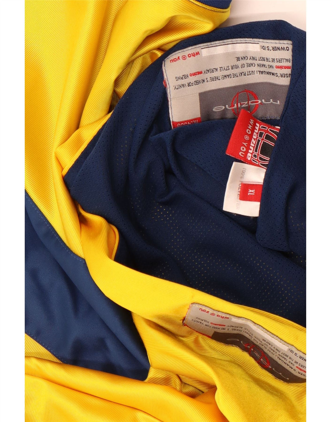 Mazine Hombre Chaleco Top XL Amarillo Colorblock Poliéster