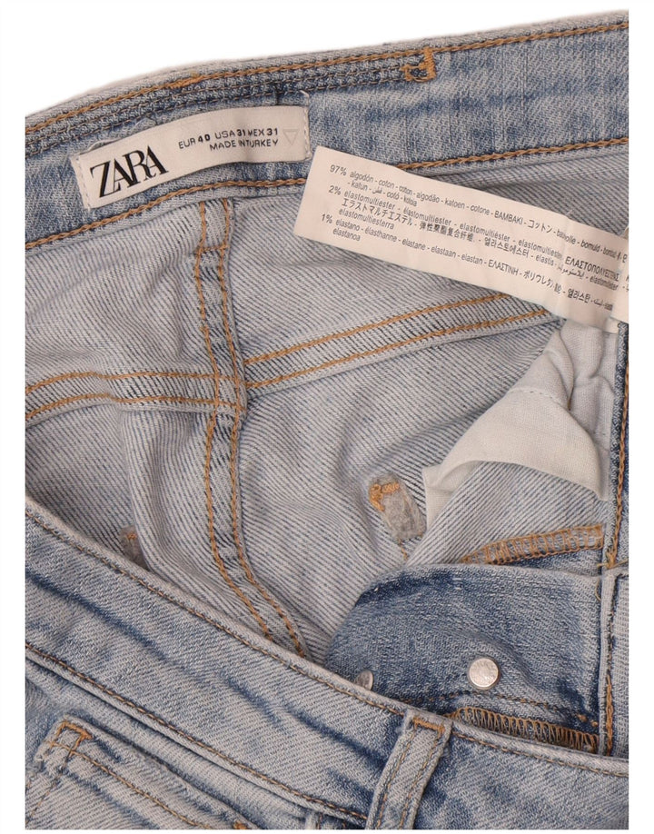 Zara Jeans ajustados desgastados para hombre EU 40 Medium W31 L30 Algodón azul