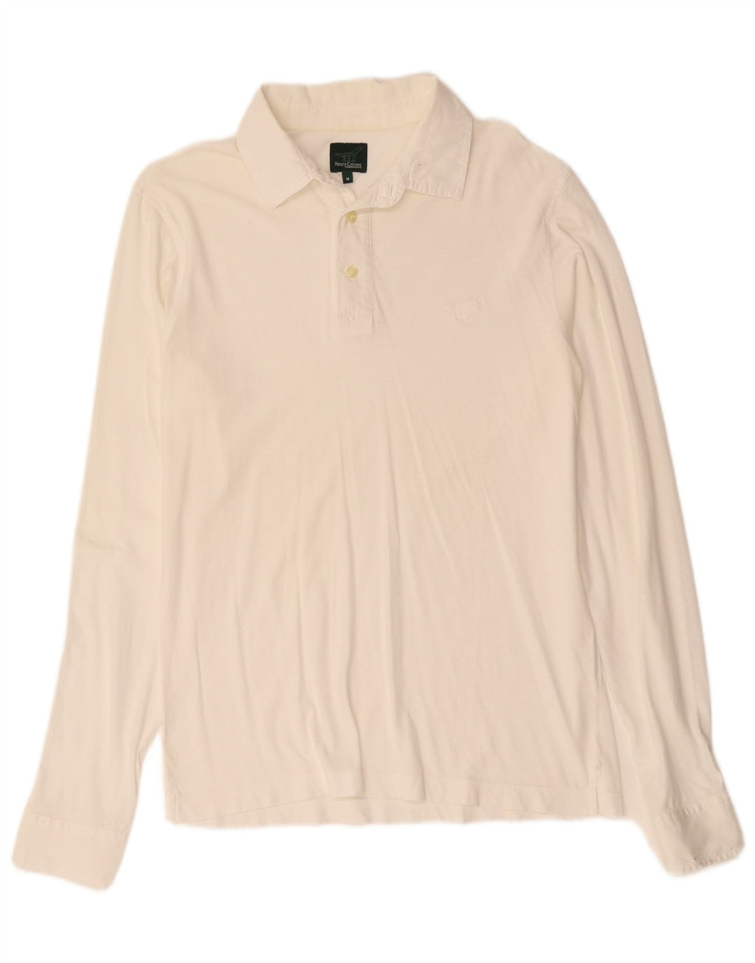 Henry Cottons - Camisa tipo jersey para hombre, talla 40, talla mediana, color blanco