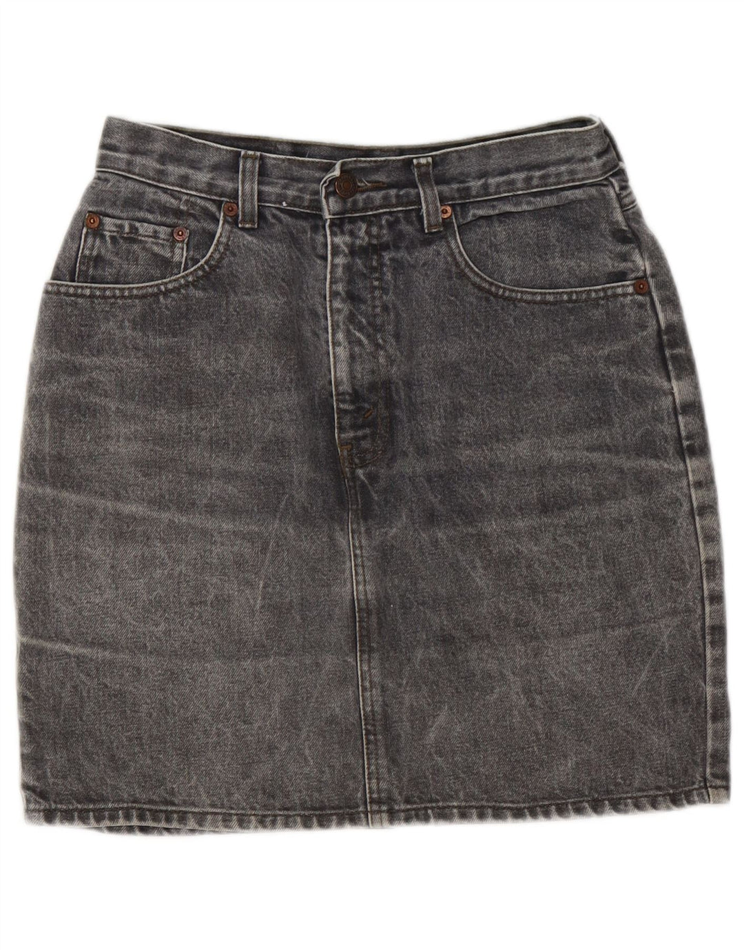 LEVI'S Falda Vaquera Mujer W29 Gris Medio