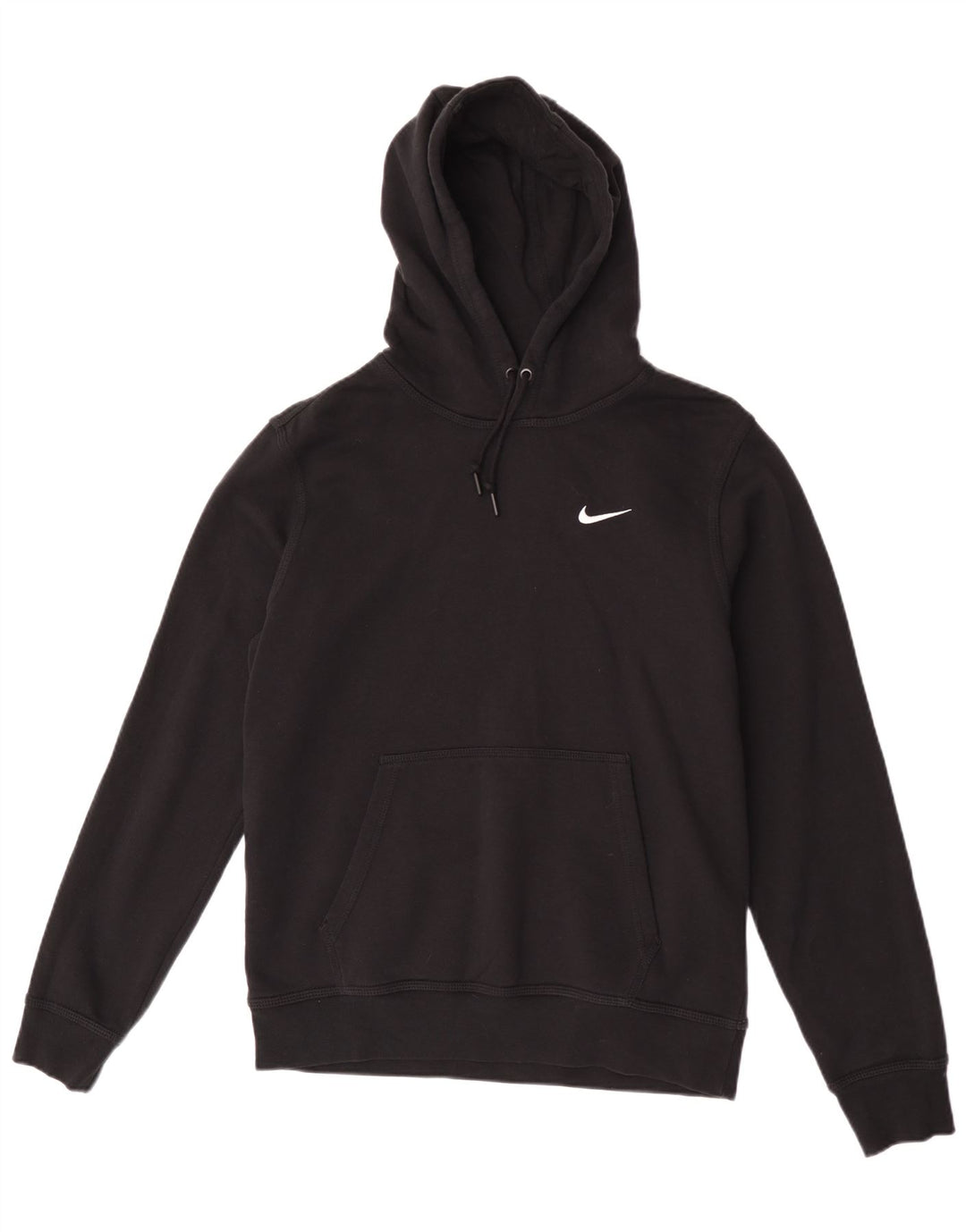 Nike - Sudadera con capucha para hombre (algodón negro mediano)