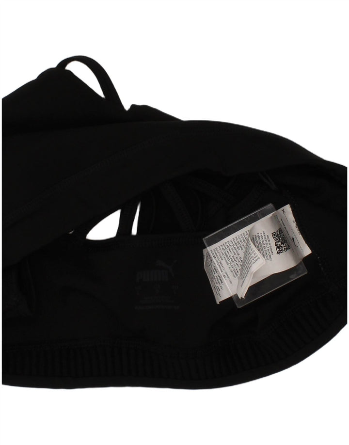 Puma Mujer Sport Bra Top Grande Negro Poliéster Deportes