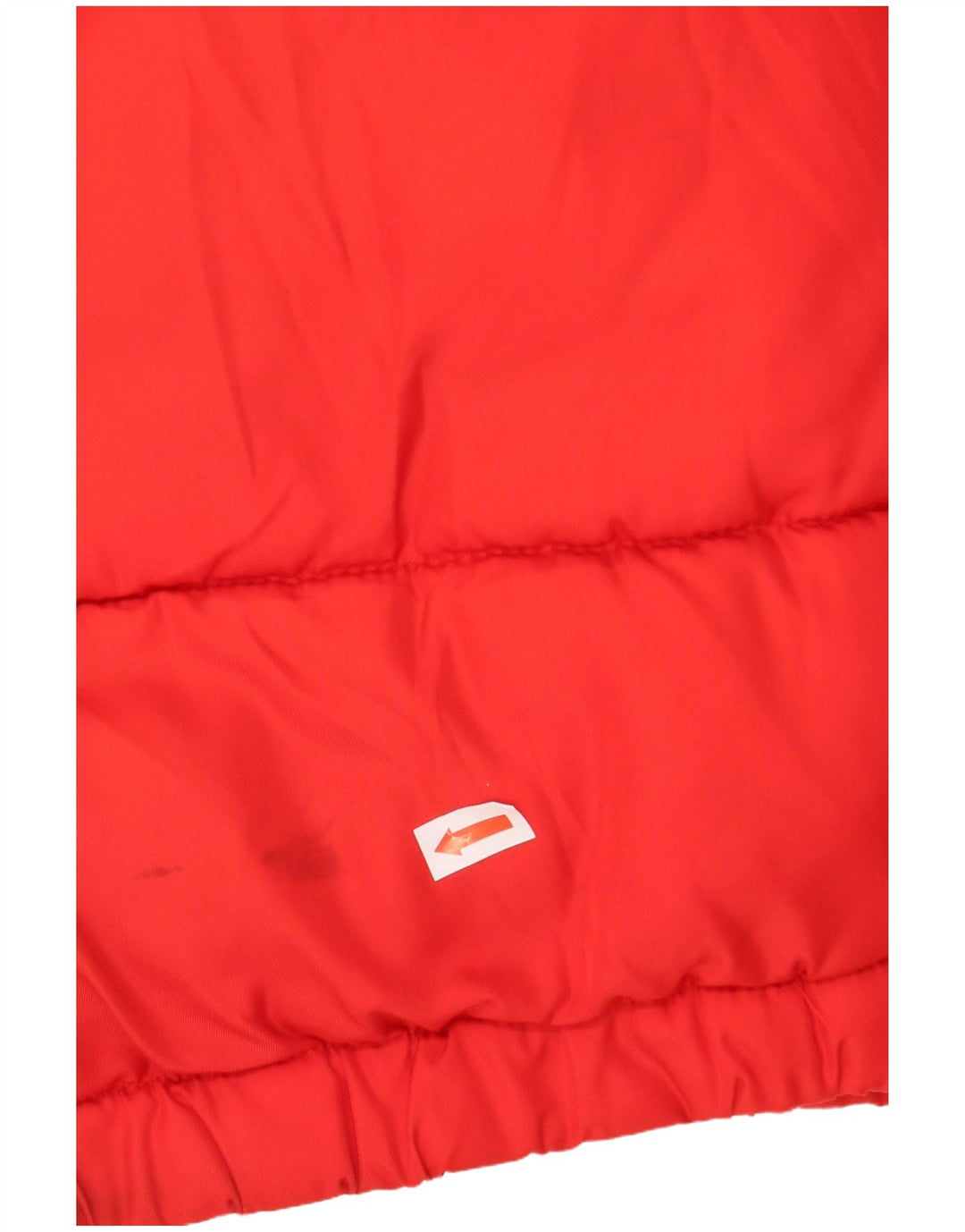 FILA Chaqueta acolchada con capucha y gráfico para hombre UK 38 Medium Red Colourblock