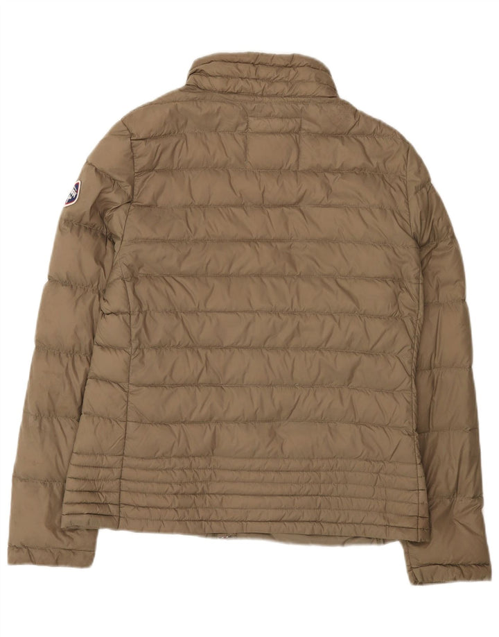 Puffa Chaqueta acolchada para mujer UK 44 Grande Poliamida marrón
