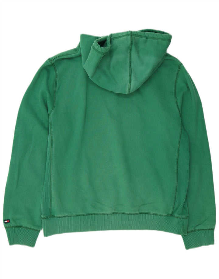 Tommy Hilfiger Jersey con capucha y gráfico gráfico verde medio