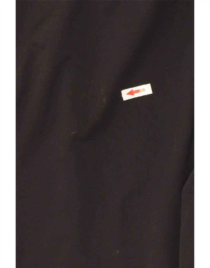 Reebok Pantalones De Chándal Para Hombre Pequeños Negro Colorblock Poliéster