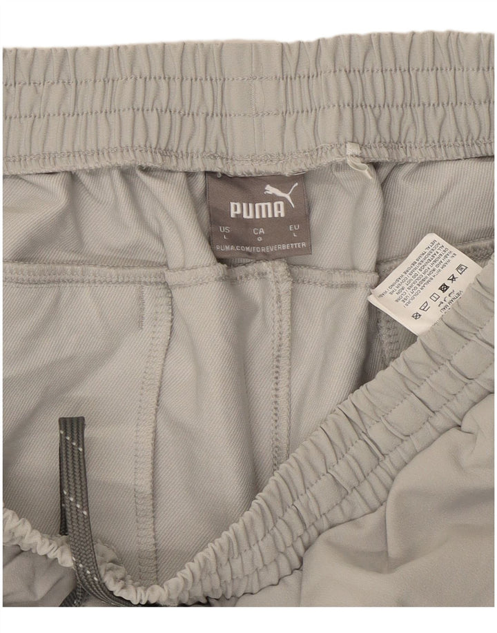 Puma Pantalones De Chándal Para Hombre Joggers Large Gris Poliéster