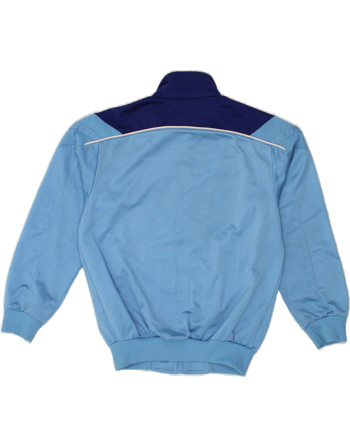 ADIDAS Boys Tracksuit Top Jacket 9-10 Years Blue Colourblock Polyester Vintage Adidas and Second-Hand Adidas from Messina Hembry 