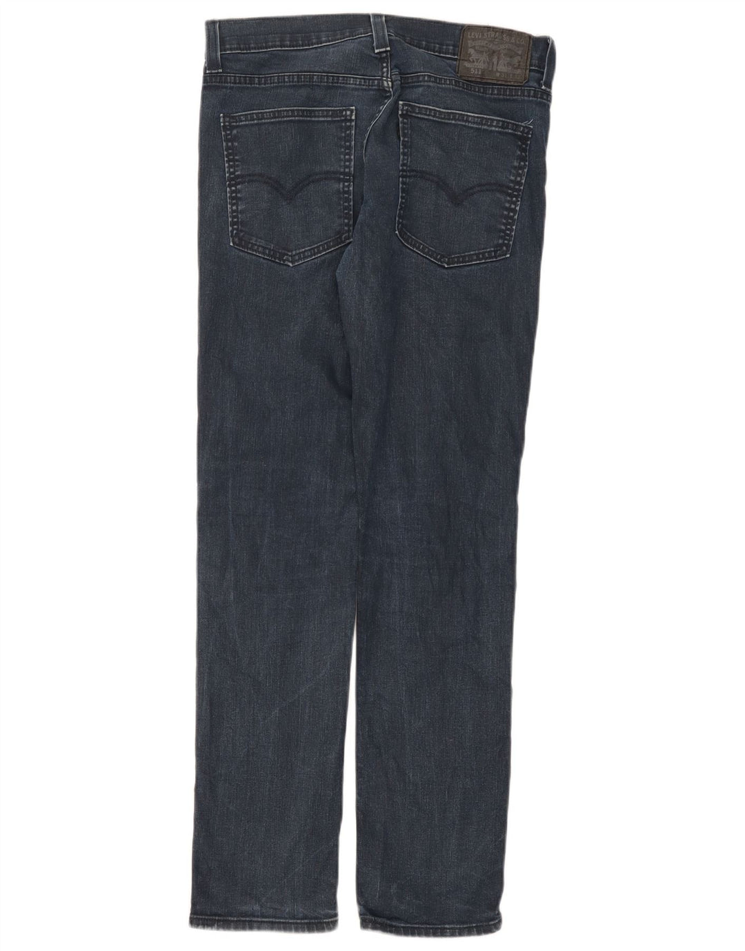 Levi's Hombre 511 Slim Jeans W31 L32 Algodón Azul Marino