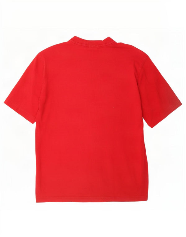 Puma Camiseta gráfica para hombre Top Small Red Cotton