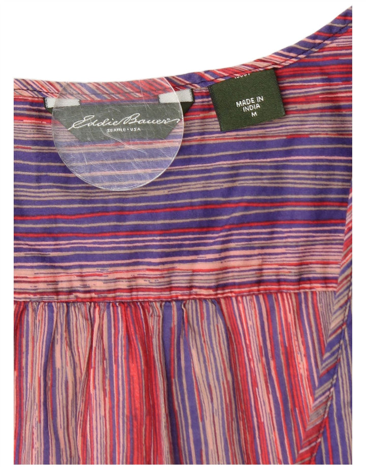 Eddie Bauer Blusa sin mangas para mujer UK 40 Mediana Rayas multicolores