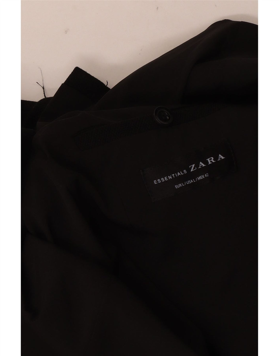 Zara Chaqueta Blazer De 2 Botones Para Hombre UK 40 Large Black