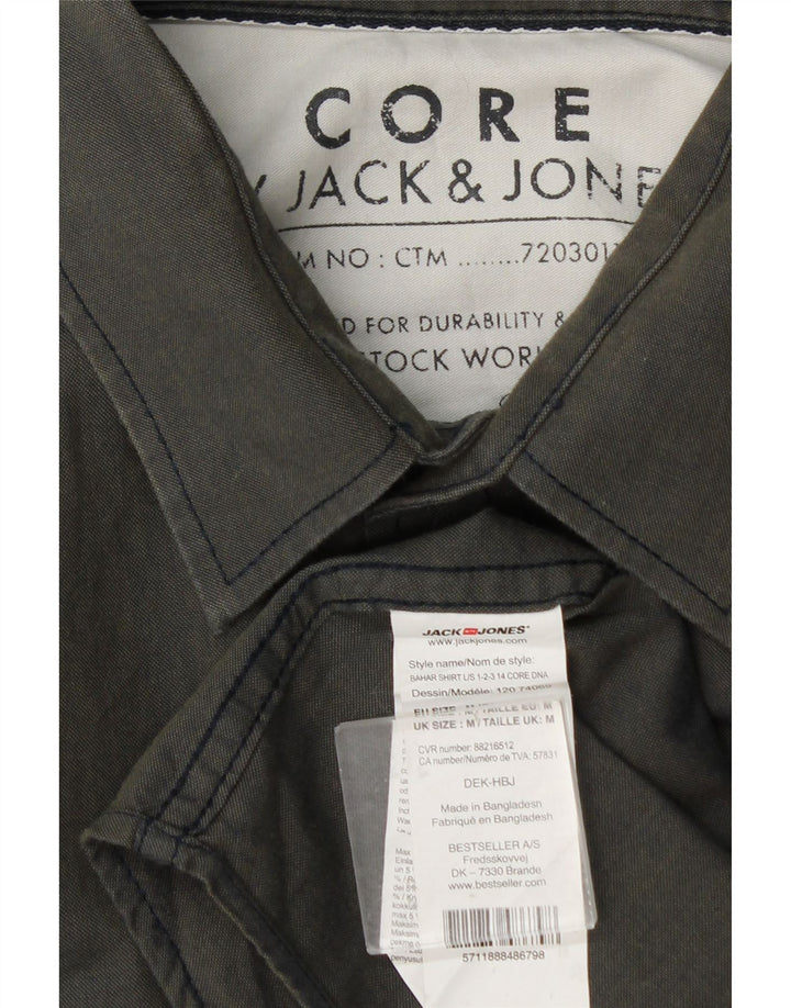 Camisa Jack & Jones Hombre Medium Khaki Algodón