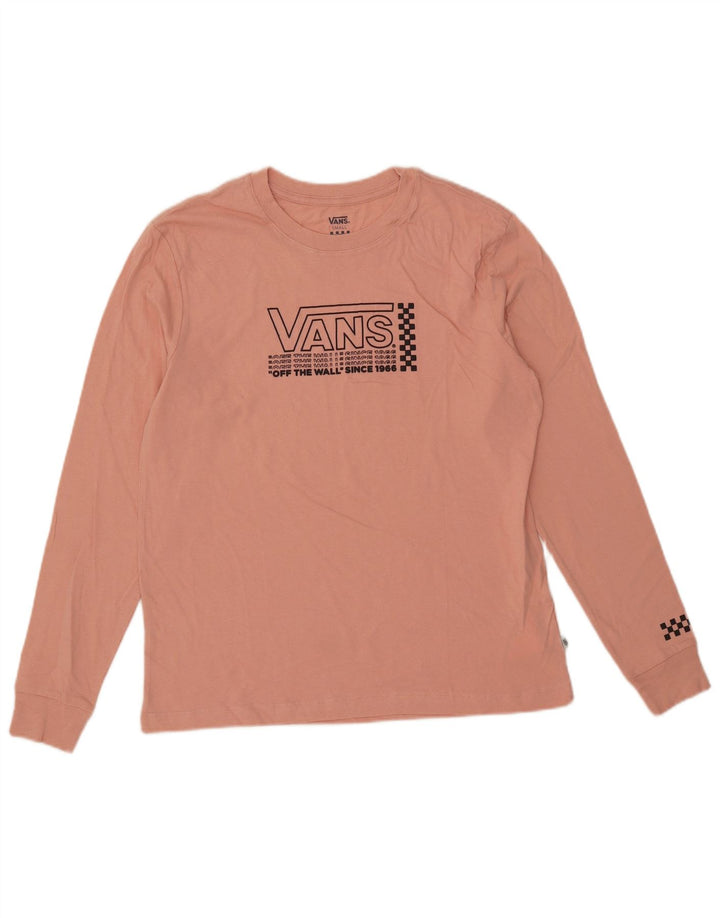 Vans Hombre Graphic Top Manga Larga Pequeño Algodón Rosa