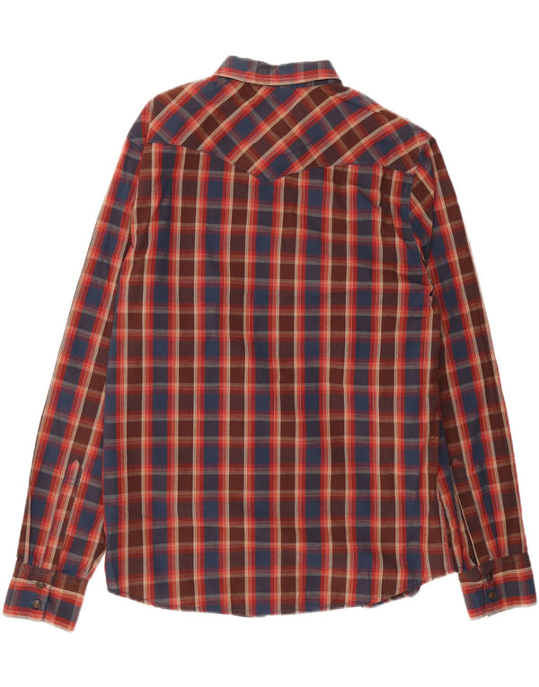 Camisa Levi's Hombre De Algodón Con Cuadros Multicolores Grandes