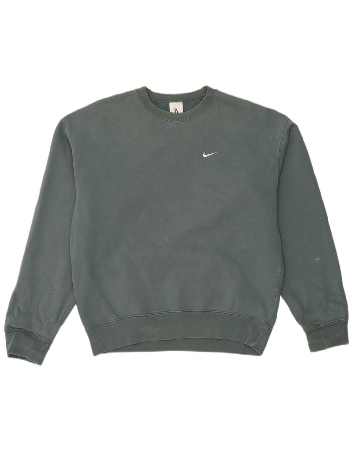 Nike Hombre Sudadera Jumper Small Azul Algodón