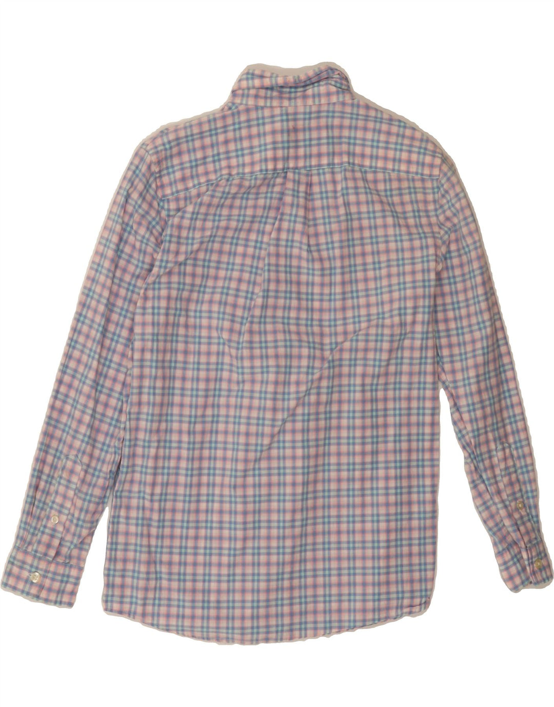 VINEYARD VINES Boys Shirt 12-13 Years Medium Blue Check Cotton Vintage Vineyard Vines and Second-Hand Vineyard Vines from Messina Hembry 
