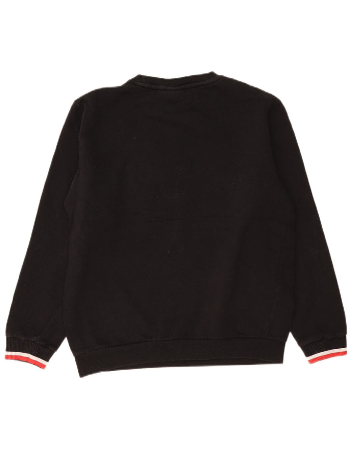 FILA - Sudadera extragrande para mujer, talla 10, algodón negro pequeño