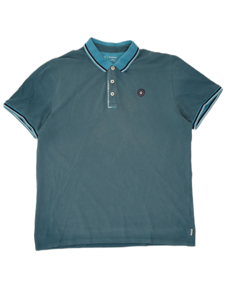JACK & JONES Polo Hombre XL Algodón Azul