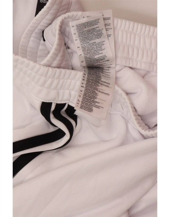 Adidas Hombre Aeroready Pantalones De Chándal Mediano Blanco Poliéster
