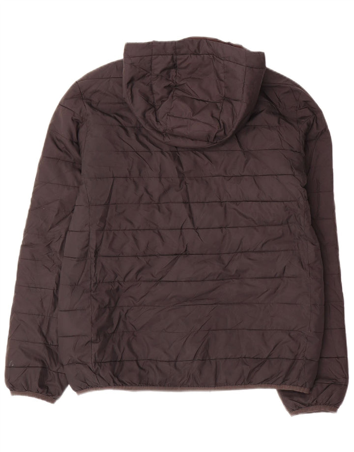 QUIKSILVER Chaqueta acolchada con capucha para niños 13-14 años Grande Negro